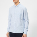 YMC Men's Curtis Seersucker Shirt - Blue