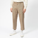 YMC Men's Hand Me Down Pin Check Trousers - Brown