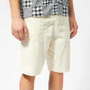 Universal Works Men's Fatigue Cord Shorts - Ecru