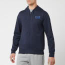 Emporio Armani EA7 Men's Train Logo Series Oversize Logo Hoody - Navy Blue