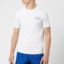 Emporio Armani EA7 Men's Train Logo Series Extended Short Sleeve T-Shirt - White