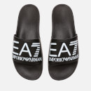 Emporio Armani EA7 Sea World Slide Sandals - Black