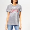 Superdry Women's 54 Goods Rope Entry T-Shirt - Optic/Rinse Navy Stripe