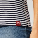 Superdry Women's 54 Goods Rope Entry T-Shirt - Optic/Rinse Navy Stripe