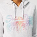 Superdry Women's V Logo Cascade Entry Hoody - Ice Marl