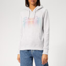 Superdry Women's V Logo Cascade Entry Hoody - Ice Marl
