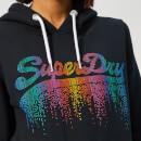 Superdry Women's V Logo Cascade Entry Hoody - Eclipse Navy