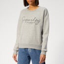Superdry Women's Alice Crew Sweatshirt - Sand Grey Marl