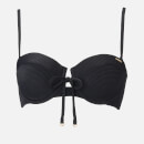 Superdry Women's Alice Textured Cupped Bikini Top - Black
