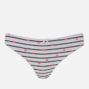 Superdry Women's Super Standard Brief Triple Pack - Stripe Navy Pink Ditsy