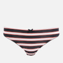 Superdry Women's Super Standard Brief Triple Pack - Grey Marl Stripe Coral