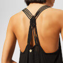 Superdry Women's Carissa Macrame Maxi Dress - Black