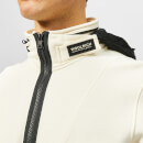 Woolrich Men's Compact Half Zip Jumper - Chalk