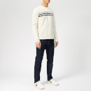 Woolrich Men's Logo Stripe T-Shirt - Chalk