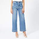 Victoria, Victoria Beckham Women's Cali Wide Leg Jeans - Blue Vintage