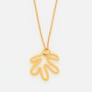 Whistles Women's Abstract Leaf Necklace - Gold