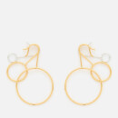 Whistles Women's Circle Wire Drop Pack - Gold