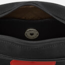 Love Moschino Women's Canvas Heart Logo Cross Body Bag - Black
