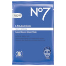 Boots No.7 Lift and Luminate Sheet Mask 0.73oz