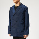 Maison Margiela Men's Double Breasted Coat - Midnight Blue