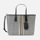 Tory Burch Women's Gemini Link Canvas Small Tote Bag - Black