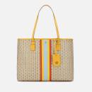 Tory Burch Women's Gemini Link Canvas Tote Bag - Daylily