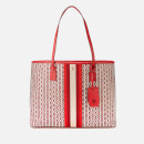 Tory Burch Women's Gemini Link Canvas Tote Bag - Liberty Red