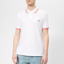 PS Paul Smith Men's Regular Fit Tipped Polo Shirt - White