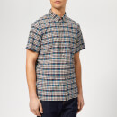 PS Paul Smith Men's Shorts Sleeve Casual Fit Shirt - Black