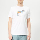 PS Paul Smith Men's Regular Fit Zebra T-Shirt - White