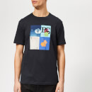 PS Paul Smith Men's Regular Fit Leaf T-Shirt - Dark Navy