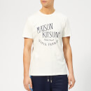 Maison Kitsuné Men's T-Shirt Palais Royal - Latte