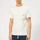 Maison Kitsuné Men's Resting Fox Patch T-Shirt - White