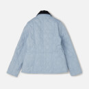 Barbour Girls' Summer Liddesdale Jacket - Powder Blue/Navy