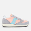 Saucony Women's Jazz Original Vintage Trainers - Peach/Grey/Blue