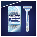 Sensor3 Cool Men's 3-Bladed Disposable Razor - 8 Count