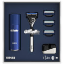 Fusion5 ProGlide 5 Blade Razor with Shaving Gel, 3 Extra Blades and Stand