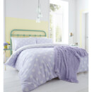 Catherine Lansfield Polka Dot Easy Care Duvet Set - Lilac