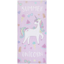 Catherine Lansfield Summer Unicorn Beach Towel - Multi