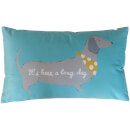 Catherine Lansfield Silly Sausage Dog Cushion - Multi