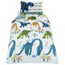 Catherine Lansfield Dino-Saw Easy Care Single Duvet Set