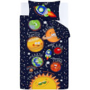 Catherine Lansfield Happy Space Easy Care Single Duvet Set - Navy