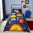 Catherine Lansfield Happy Space Easy Care Single Duvet Set - Navy