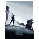 Star Wars The Last Jedi "Rey" 18x24 Screenprint by Matt Ferguson - Zavvi UK Exclusive