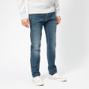 Edwin Men's ED-80 Slim Tapered Red Listed Selvedge Denim Jeans - Mission Wash