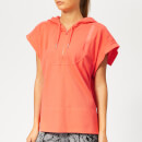 adidas by Stella McCartney Women's Hooded Short Sleeve T-Shirt - Hot Coral