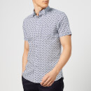 Ted Baker Men's Petalz Short Sleeve Shirt - Blue