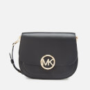MICHAEL MICHAEL KORS Women's Lillie Medium Saddle Messenger Bag - Black