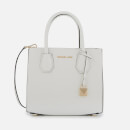 MICHAEL MICHAEL KORS Women's Mercer Medium Acordian Messenger Bag - Optic White