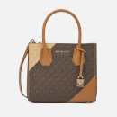 MICHAEL MICHAEL KORS Women's Mercer Medium Accordian Messenger Bag - Brown/Butternut/Acorn